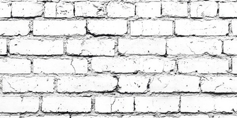 Seamless White Brick Wall Texture for Design Projects