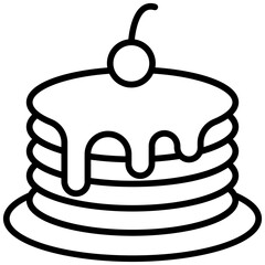 Pfannkuchen Frühstück