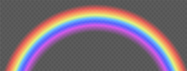 Rainbow icon, rainbow.Raindrops on transparent background. Storm with rain and white cloud isolated on transparent background.