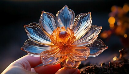 Memories: Recall a memory associated with the glass flower, perhaps a gift from a loved one.

