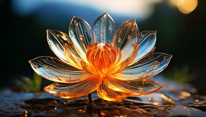 Memories: Recall a memory associated with the glass flower, perhaps a gift from a loved one.

