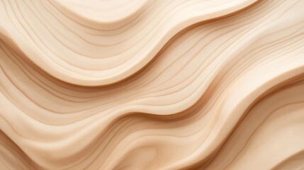Abstract Wood Texture with Flowing Lines