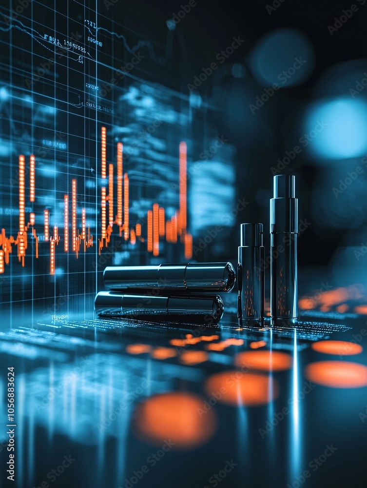 Poster gold bars on a table with a risk analysis chart in the background, capturing the mixed nature of sec