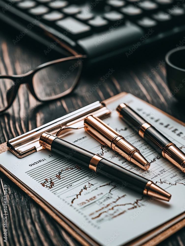 Poster gold bars on a table with a risk analysis chart in the background, capturing the mixed nature of sec