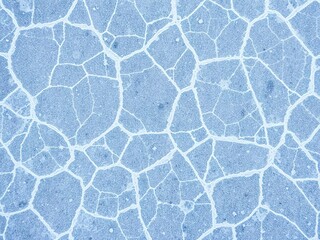 Fractured ice texture background resembling a shattered glass surface with frost patterns, abstract, cold, background