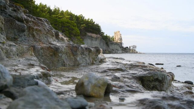 Lickershamn on Swedish Baltic island Gotland