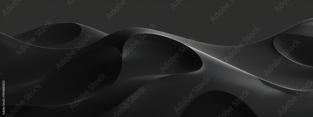 Aufkleber minimalist black abstract vector design for sleek website blog post, emphasizing simplicity and mode