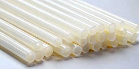Close up of hot melt glue sticks for glue gun , crafting, DIY, adhesive, repair, project, tool