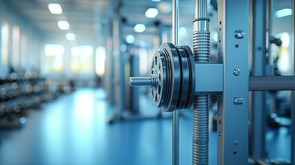 Fototapeta premium 清潔なトレーニングジム