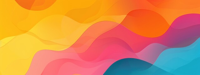 Fototapeta premium Vibrant Minimalist Abstract Vector Design for Engaging Blog Post Background