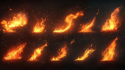 Realistic Flame Effects for Creative Projects