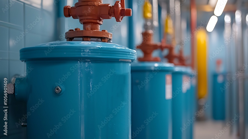 Poster exploring the industrial design of pressurized tanks a closer look at functionality and aesthetics i