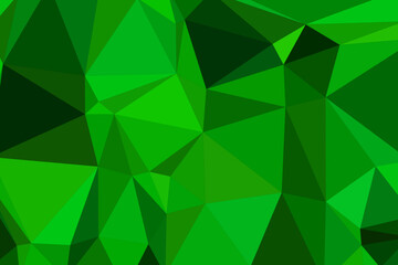 Dark Green Abstract Polygonal Geometric Background Design for Digital Art and Creative Projects.
