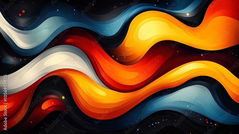 Poster abstract background with lines