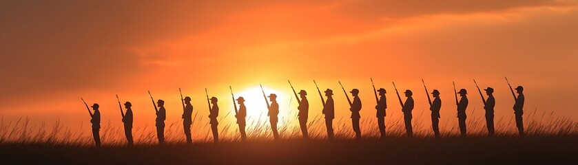 Miniature Art Tribute for Veterans Day Celebration