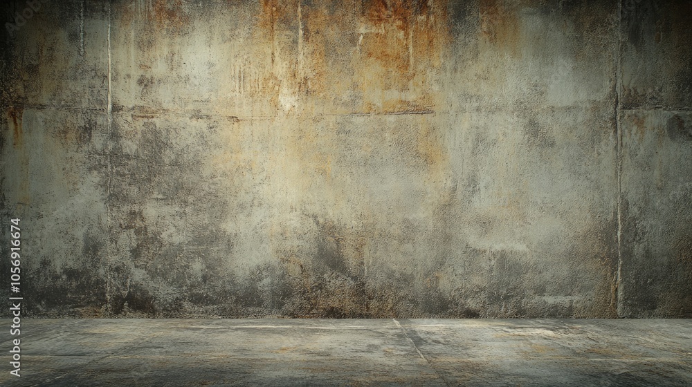 Poster Textured backdrop featuring empty space for text showcasing a wall structure with a grunge canvas appearance