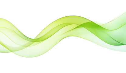 abstract wave line green background