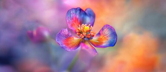 Flower With Blurred Colors