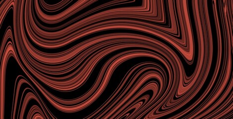 Obraz premium abstract swirl seamless background curved expanding scifi liquid oil fluid style with lines wallpaper effect Nostalgia, vintage, retro