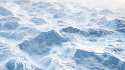 Obraz premium Abstract Snowy Mountain Landscape