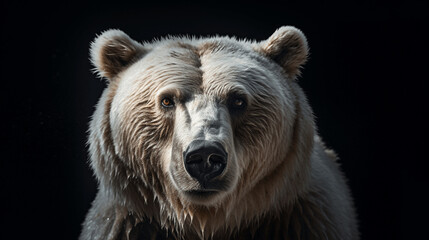 Obraz premium brown bear portrait