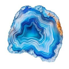 Beautiful Agate isolate on transparency background