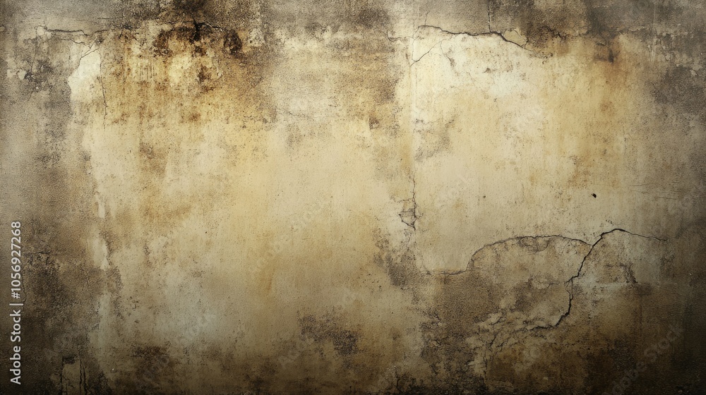 Poster Textured backdrop featuring empty space for text showcasing a wall structure with a grunge canvas appearance