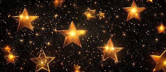 Background With Blinking Stars