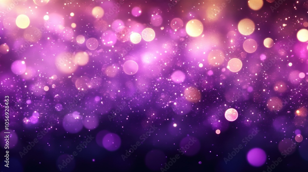 Aufkleber abstract purple violet background featuring shimmering sparkles and glimmers