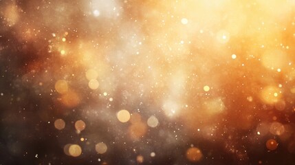 Abstract bokeh background featuring warm caramel tones with a soft and dreamy aesthetic