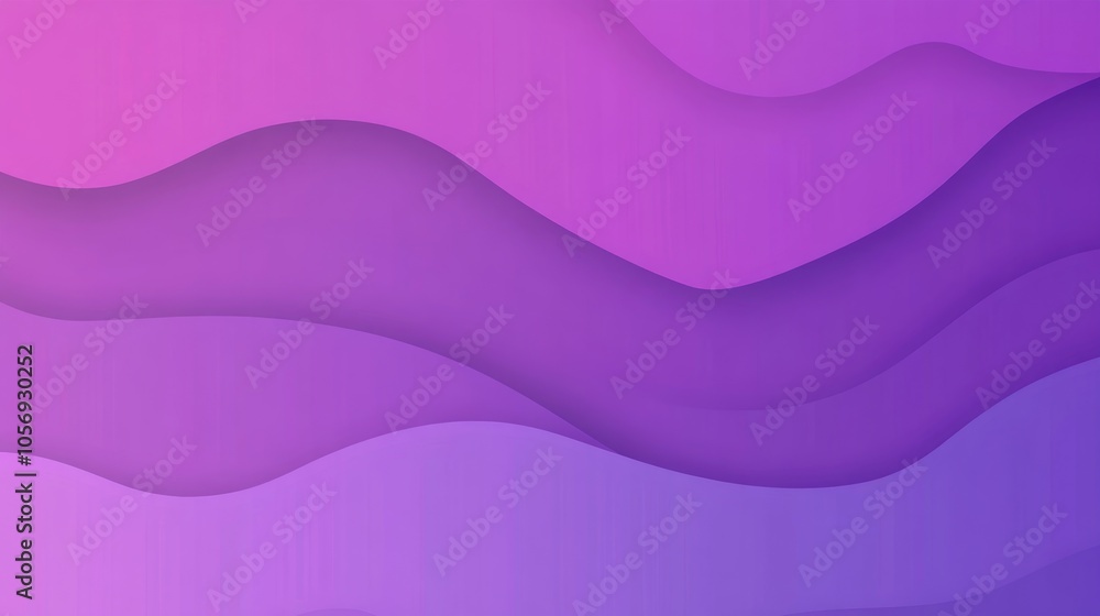 Poster banner featuring a smooth gradient background in violet hues