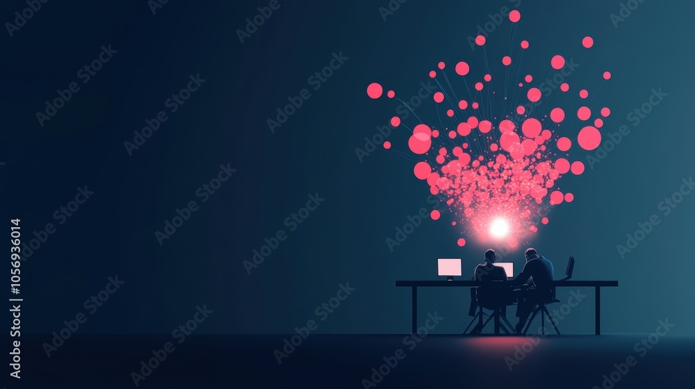 Poster a team of cybersecurity experts working around the clock to contain a cyber attack, emphasizing the 