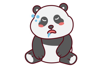 Cute Sleep Panda Illustration