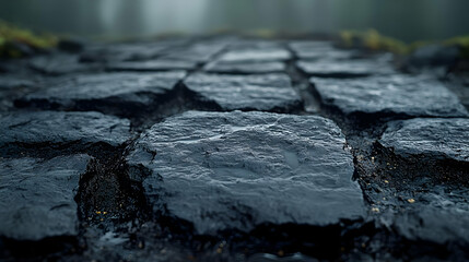 Dark Stone Pathway Illustration