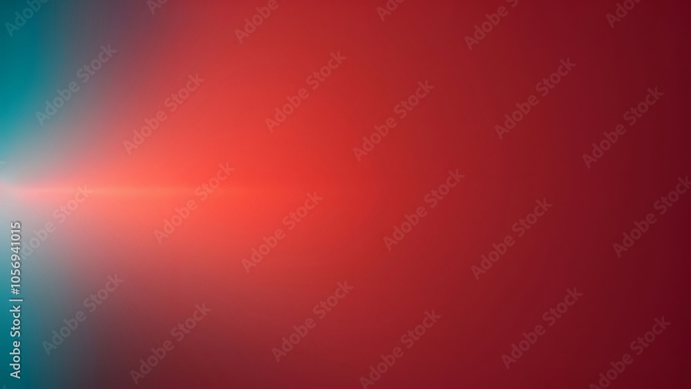 Aufkleber abstract red and blue gradient background with lens flare effect.