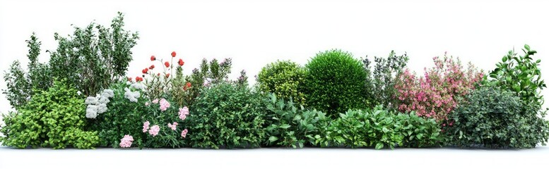 Obraz premium Vibrant Garden Border Design