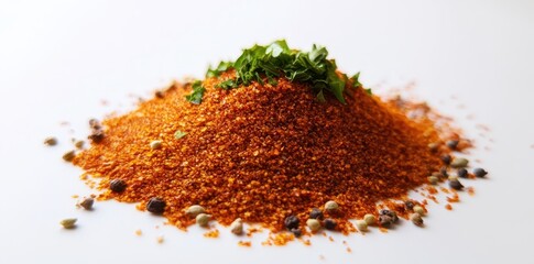 Vibrant and fragrant blend of spices, showcasing bold colors that enhance any culinary creation.