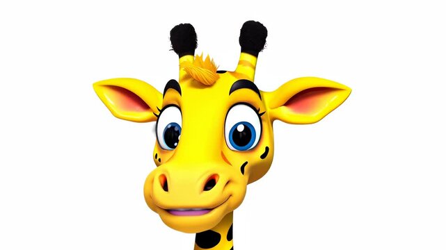 giraffe cartoon illustration