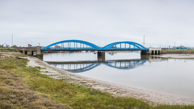 Foryd Road Bridge spanning the River Clwyd