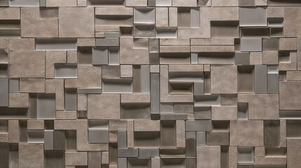 Background made of wooden rectangles