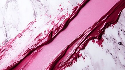 the paint on the marble background