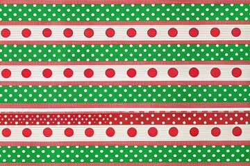 Subtle Red and Green Patterns for a Minimalist Holiday Feel