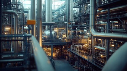 Industrial machines that work in large, standardized production plants