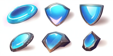 Collection of Blue Shields