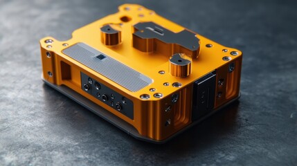 Fototapeta premium Prototyping a new device with 3D-printed components