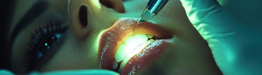 Dental Filling Procedure Close-up of Dentist Examining Filling During Cavity Care Treatment, A Comprehensive Guide to Dental Fillings