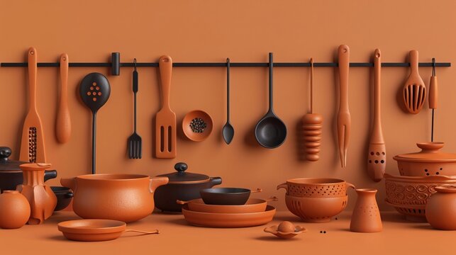 a series of clay icons that represent various social media platforms and communication tools Use a modern and engaging style to convey the themes of connectivity and interaction ,high-resolution