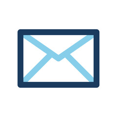 Envelope icons color lines for business purposes, can be used for websites, UI and mobile apps.