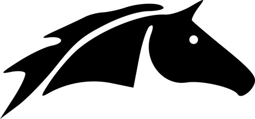 Obraz premium horse logo template png