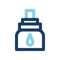 Glue icons color line. Simple and aesthetic office symbols, can be used for websites, UI and mobile apps.